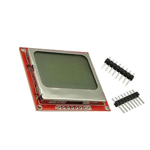 Display modulo LCD elettronica intelligente 5110 schermo LCD rosso modulo LCD schermo PCB rosso