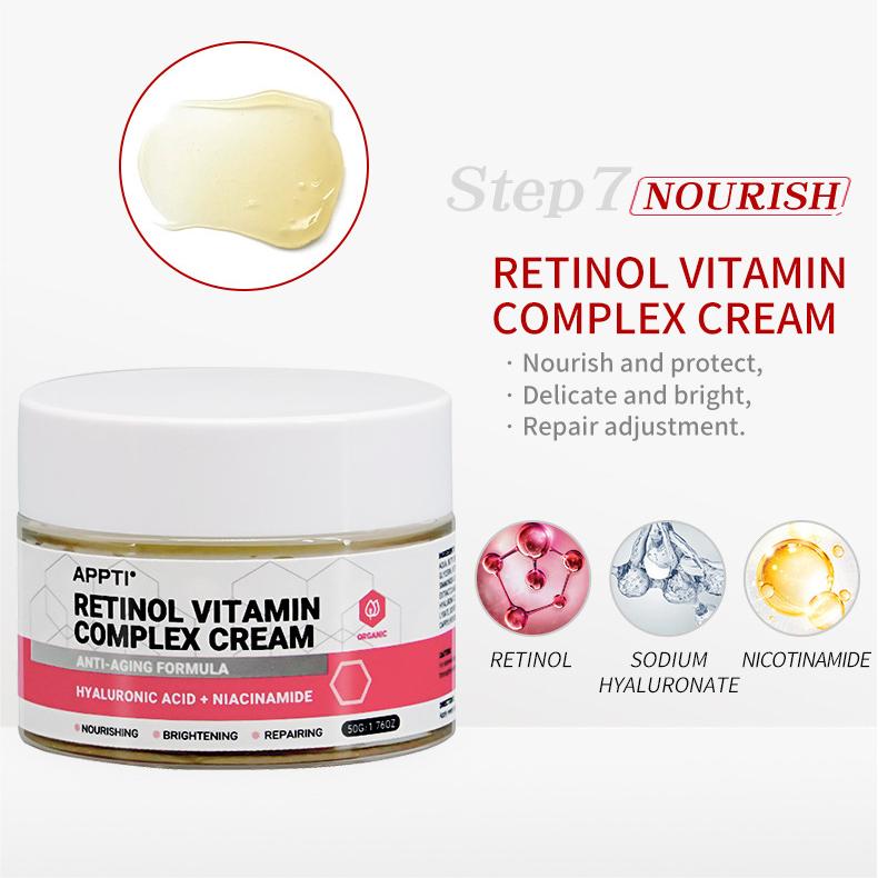 ครีมเรตินอลและวิตามินคอมเพล็กซ์