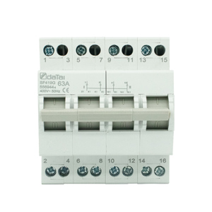 Mcb切り替えスイッチ2P 3P 4P 16-63AMTSデュアルパワー手動転送スイッチ - Product Image 1