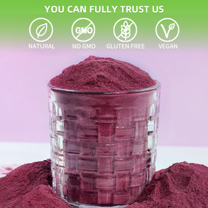 Замораживание сушеный экстракт черничного сока порошок Замороженные сушеные фрукты свежий черничный сок порошок сублимированный Черничный порошок - Product Image 3