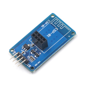 Arduino kablosuz ic'ler ürün kategorisi için uyumlu ESP8266 ESP-01 seri WiFi adaptörü modülü 3.3V 5V PCB adaptörleri