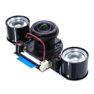5MP <strong>Raspberry</strong> <strong>PI</strong> Camera Module I R-CUT Auto Switch 175 Degree Wide Angle OV5640 Fisheye For Model <strong>2</strong>/4/3B+ - Product Image 1