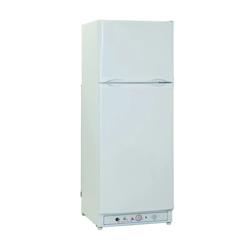 Smad-refrigerador de doble puerta accionado por Gas, 280L, absorción de nevera