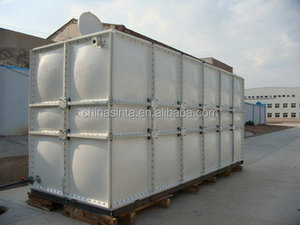 ถังเก็บน้ำทรงสี่เหลี่ยมสำหรับ SMC,ถังน้ำ FRP แผงโมดูลาร์ GRP สินค้าขายดี - Product Image 5