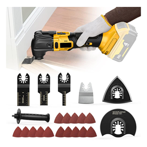 Herramienta oscilante inalámbrica para batería Dewalt 20V, herramienta de motor sin escobillas de 6 velocidades variables, kit de multiherramienta oscilante - Product Image 1