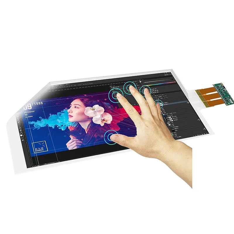 27 32 43 47 50 55 65 75 86 inch PCAP touch foil for interactive touch screen