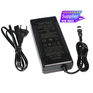 New Image Lithium Battery Pack <strong>3</strong>-Pin Charger 54.6V2A <strong>3</strong> Pin for Zero 8 9 Socket Connector EU/US/<strong>AU</strong>/UK Electric Scooter Charger - Product Image 1