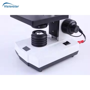 Microscopio biológico con pantalla digital binocular óptica de laboratorio médico para clínica veterinaria - Product Image 3