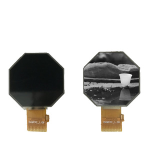 Original New Sharp LS010B7DH01 0.99 Inch Round Mono Screen with 128x128 Resolution SPI 10Pins Interface LCD Modules - Product Image 1