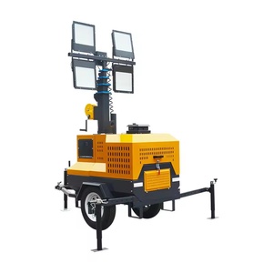 <strong>Compact</strong> 5/7/9M Outdoor LED Tower Lights with Weatherproof Design for Construction and Industrial Applications - Product Image 4