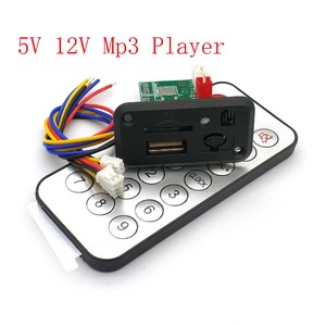 Mini 5V MP3 ถอดรหัส 3W * 2 ถอดรหัสโมดูล MP3 WAV U disk TF Card USB เครื่องขยายเสียงลําโพงเสียงพร้อมรีโมทคอนโทรลลวด - Product Image 2