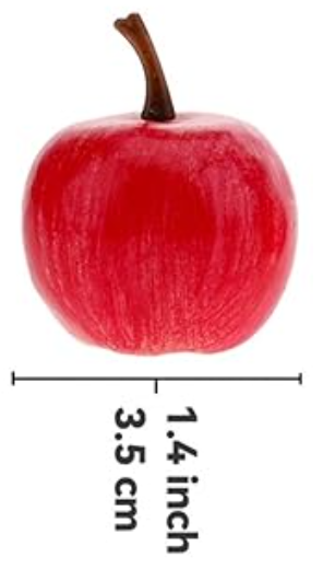 3.2 cm pink apple