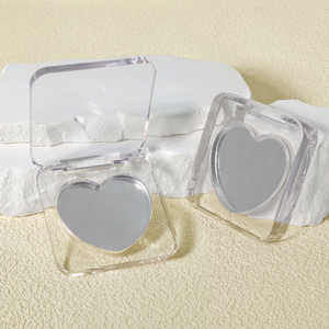 Yeni 3g boş şeffaf kapak toka kare göz farı kutusu beyaz Flip allık kutusu stokta kozmetik Containerpackaging malzemeler - Product Image 3