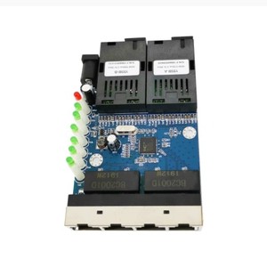 Hızlı Ethernet anahtarı 2 Fiber Port SC 25KM 4 UTP RJ45 Fiber optik anahtarı PCBA kurulu - Product Image 3