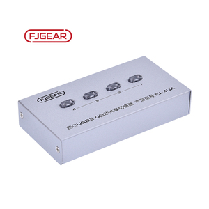 FJ-4UA Fjgear 4 port usb2.0自動共有スイッチ4入力1出力複数のシステムと互換性あり3つの切り替えモード - Product Image 4