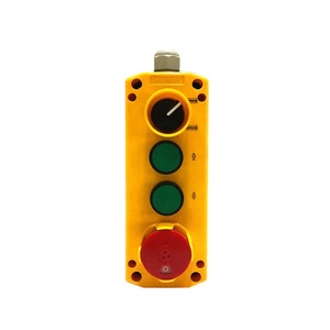 Xdl75 công nghiệp push button chuyển hộp với e-stop, <span class=keywords><strong>Crane</strong></span> hoist Nâng Nền tảng điều khiển mặt dây chuyền trạm 2 đến 8 cách - Product Image 4