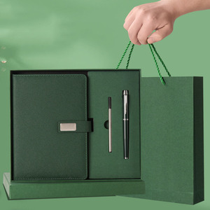 JPS OEM <strong>Custom</strong> A5 2024 New <strong>Design</strong> Business <strong>Notebook</strong> High Grade <strong>Custom</strong> logo PU Leather <strong>Notebook</strong> with Roller Pen in Box for Gift - Product Image 2