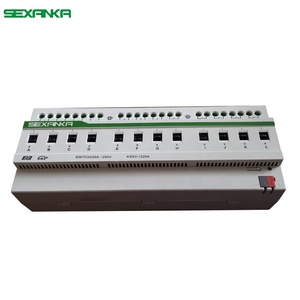 SEXANKA <span class=keywords><strong>KNX</strong></span> EIB k-bus akıllı ev otomasyon sistemi modülü aktüatörü <span class=keywords><strong>KNX</strong></span> 2 yollu karartma akıllı duvar anahtarı aktüatör oda kontrolörü - Product Image 4