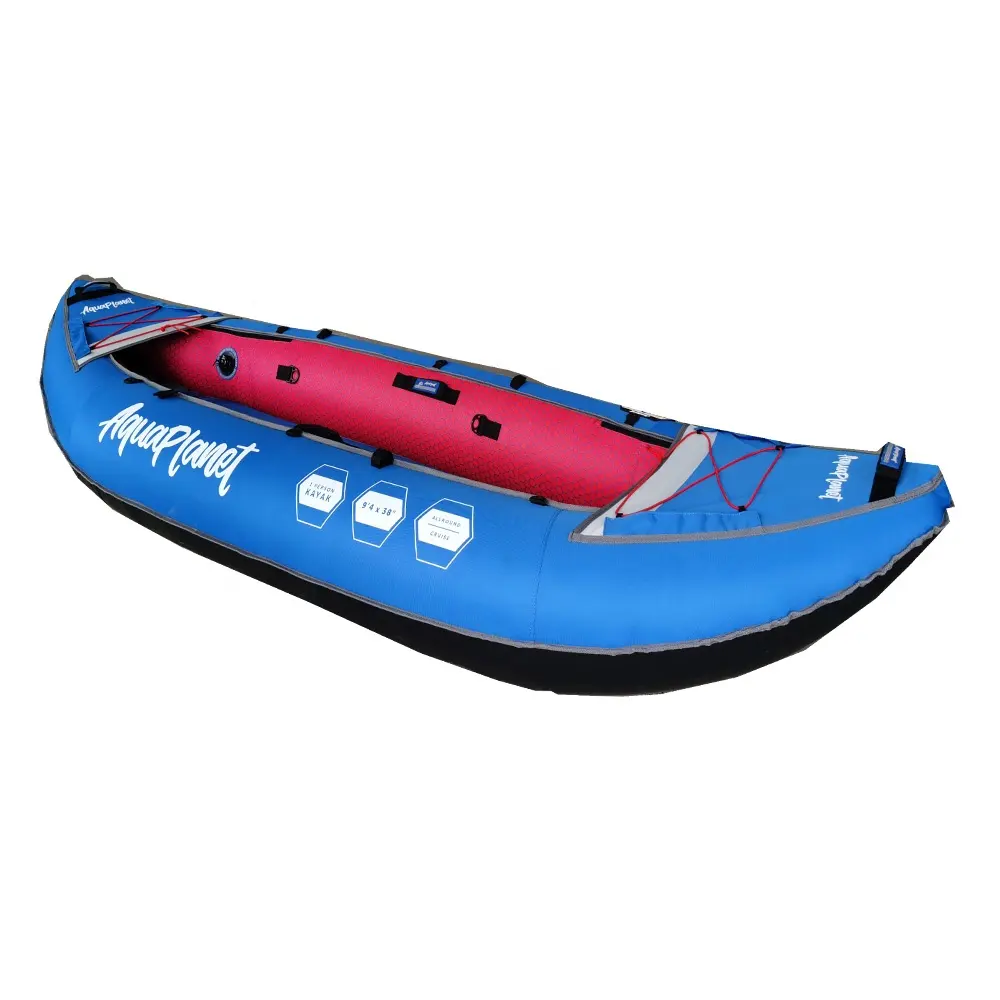 Kayak inflável para pesca, logotipo personalizado, preço de fábrica razoável, 2 pessoas, caiaque para esportes aquáticos