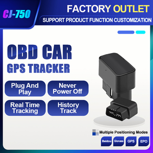 CJ750 OBD车辆定位器即插即用OBDII断电报警汽车GPS定位器obd2车辆手动obd ii gps跟踪器 - Product Image 2