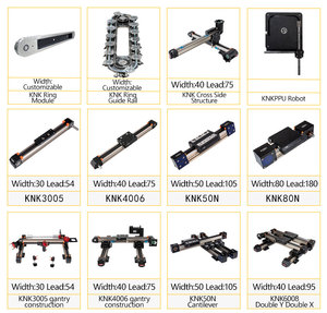 KNK K40 Módulo de pórtico de 2 ejes Brazo Robot Riel de guía de correa de alta velocidad para piezas mecánicas láser Todo lineal XY - Product Image 6