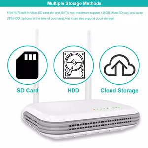 הנמכר ביותר 4ch wifi 1080p nvr cctv מערכת מצלמת מערכת לילה חזון רחב זווית אודיו דו-כיווני לשימוש חיצוני hdd ענן כרטיס sd oem