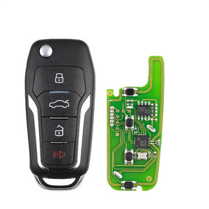 Xhorse Universal 4 Tasten Kabel Remote Autos chl üssel für Ford VVDI2 VVDI Schlüssel werkzeug Max VVDI Mini Schlüssel programmierer XKFO01EN - Product Image 5