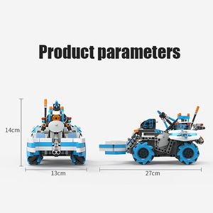 Carrello da calcio intelligente 2.4G telecomando modalità di programmazione a vapore modalità giroscopio Puzzle quattro canali auto di plastica - Product Image 2