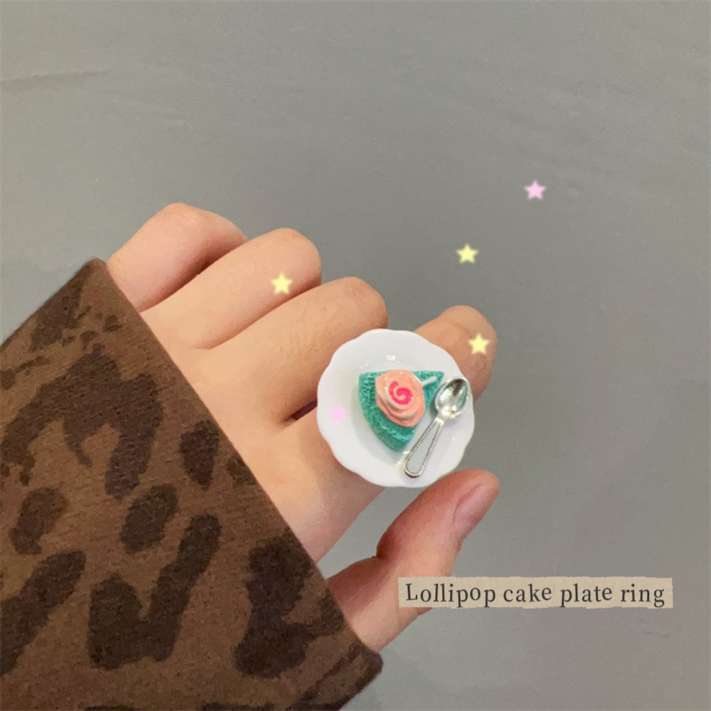 Lollipop Cake Plate Ring