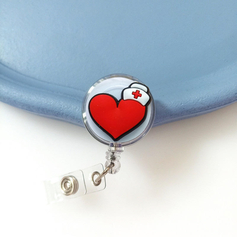 Croix d'amour rouge transparente