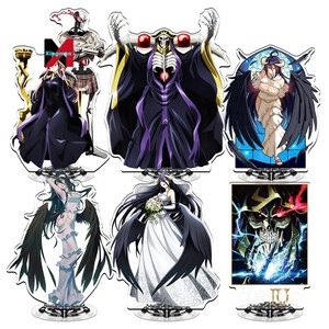 16CM ainz ooal kıyafeti albedo derebeyi anime oyunu akrilik Standee şekil standı rakamlar türevleri toptan özelleştirilmiş