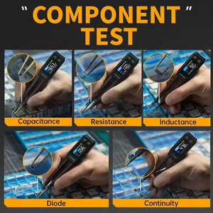 FNIRSI LCR-ST110KHz LCR Meter Tweezer, Mini Smart SMD Tester, riconoscimento automatico dei componenti analisi elettronica - Product Image 6