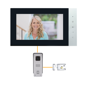 Intercomunicador visible de sistema de videoportero impermeable IP65 TFT de 7 pulgadas personalizado - Product Image 1