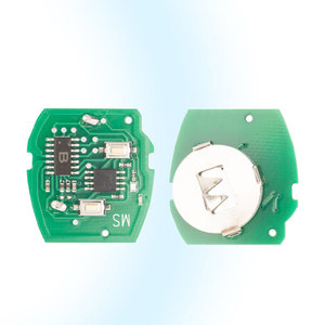 MS 2 düğmeler düz uzaktan kumandalı anahtar 433mhz ile 7931 çip fabrika yedek otomatik fob araç land rover MINI için boş anahtar - Product Image 3