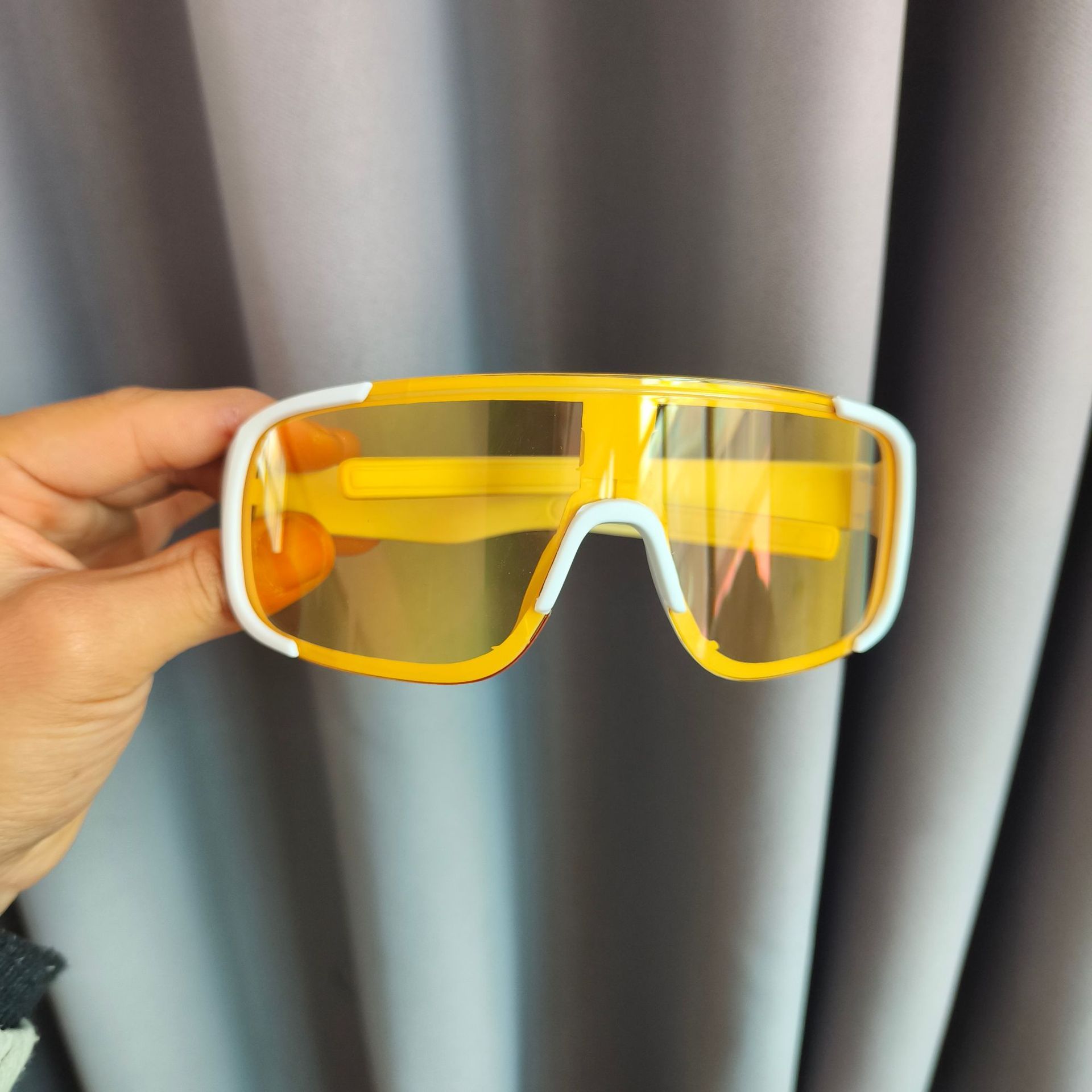 White-frame night vision yellow