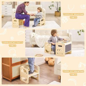 Bir tezgah içine katı ahşap çocuk çalışma koltuğu kitap masa sandalye ilkokul öğrencileri ev yemek masası sandalye geri yazma - Product Image 6