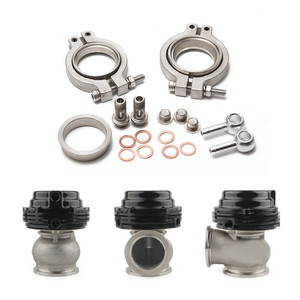 高性能38mmユニバーサル外部ワステゲートVバンドフランジターボWasteGateスーパーチャージターボマニホールド用 - Product Image 5