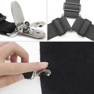 Cinghie elastiche a forma di lenzuolo con bretelle regolabili con supporto per pinza angolare per cuscino del divano - Product Image 4