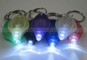 พวงกุญแจไฟฉายLEDขนาดเล็ก,ขับเคลื่อนด้วยแบตเตอรี่พวงกุญแจไฟฉาย - Product Image 2