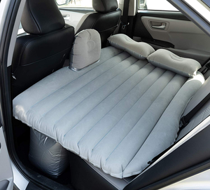 Portable Car <strong>Sleeping</strong> <strong>Bad</strong> Travel Thickened Car Camping Air Mattress Bed Inflatable Car Air Mattress Back Seat Bed with Pillow