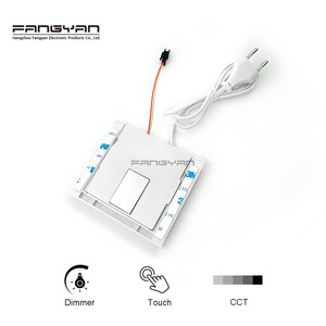 12V 3A 36W single key three color LED lighting <strong>dimming</strong> touch <strong>sensor</strong> switch for smart mirrors <strong>with</strong> anti-fog <strong>function</strong> option - Product Image 3