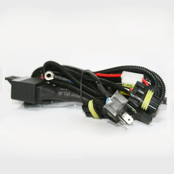 Arnés de cableado de luz H4 con relé 3 arnés de relé de sistema HID para H4 arnés de relé de sistema HID para H4 Hi/Lo