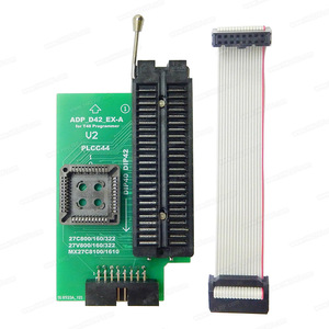 Adaptador de ADP_D42_EX-A con enchufe ZIF negro, para PLCC44 DIP42 27Cxxx 27Vxxx EEPROM, solo uso en programador T48(TL866-3G) - Product Image 1