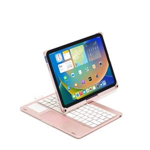 Auto Sleep/Wake Rotación de 360 grados Estuche para teclado inalámbrico para iPad 10th Gen 10,9 pulgadas - Product Image 3
