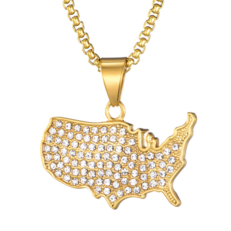 Gold Single Pendant Without Chain
