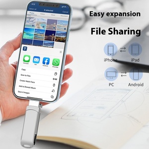 256 ad alta velocità GB quattro-in-uno telefono cellulare e Computer Android Dual USB 3.0 Disk nuovo 32GB metallo USB 2.0 con grande capacità - Product Image 2