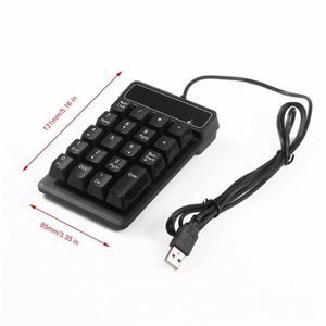 Wired USB <strong>Numeric</strong> Keypad Slim Mini Number Pad Digital <strong>Keyboard</strong> 19 Keys For Laptop PC Computer Accounting <strong>Keyboard</strong> - Product Image 6