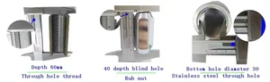M12 - M22 Automatic <strong>Threading</strong> <strong>Machine</strong> Single Spindle Vertical Piston <strong>Threading</strong> <strong>Machine</strong> with Female Threads - Product Image 4