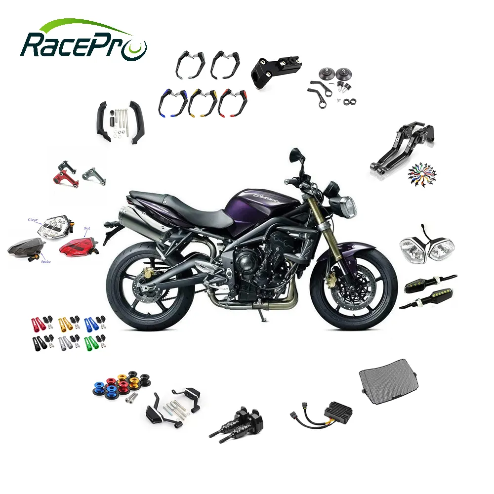 Preço por atacado RACEPRO Alta qualidade Peças e acessórios para motocicletas completas para Triumph Street Triple 675