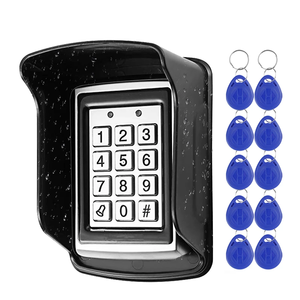 Tastiera di controllo accessi in metallo RFID copertura antipioggia impermeabile apriporta per esterni sistema di chiusura elettronica - Product Image 1